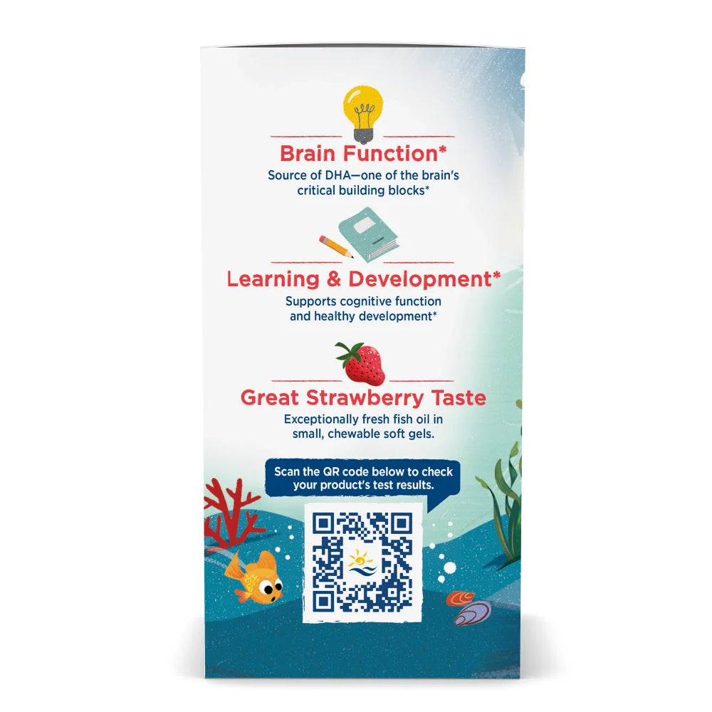 Nordic Naturals Children's DHA - 90 Chewable Softgels - Strawberry