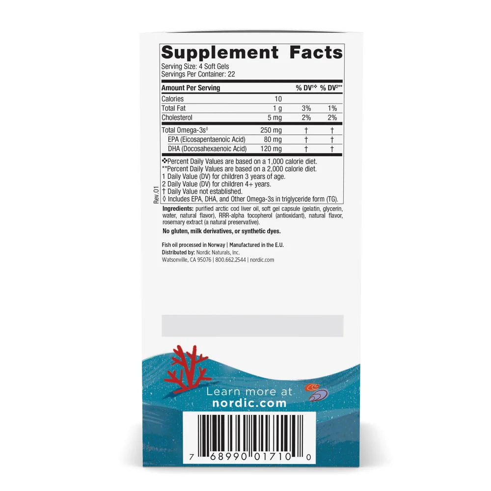 Nordic Naturals Children's DHA - 90 Chewable Softgels - Strawberry