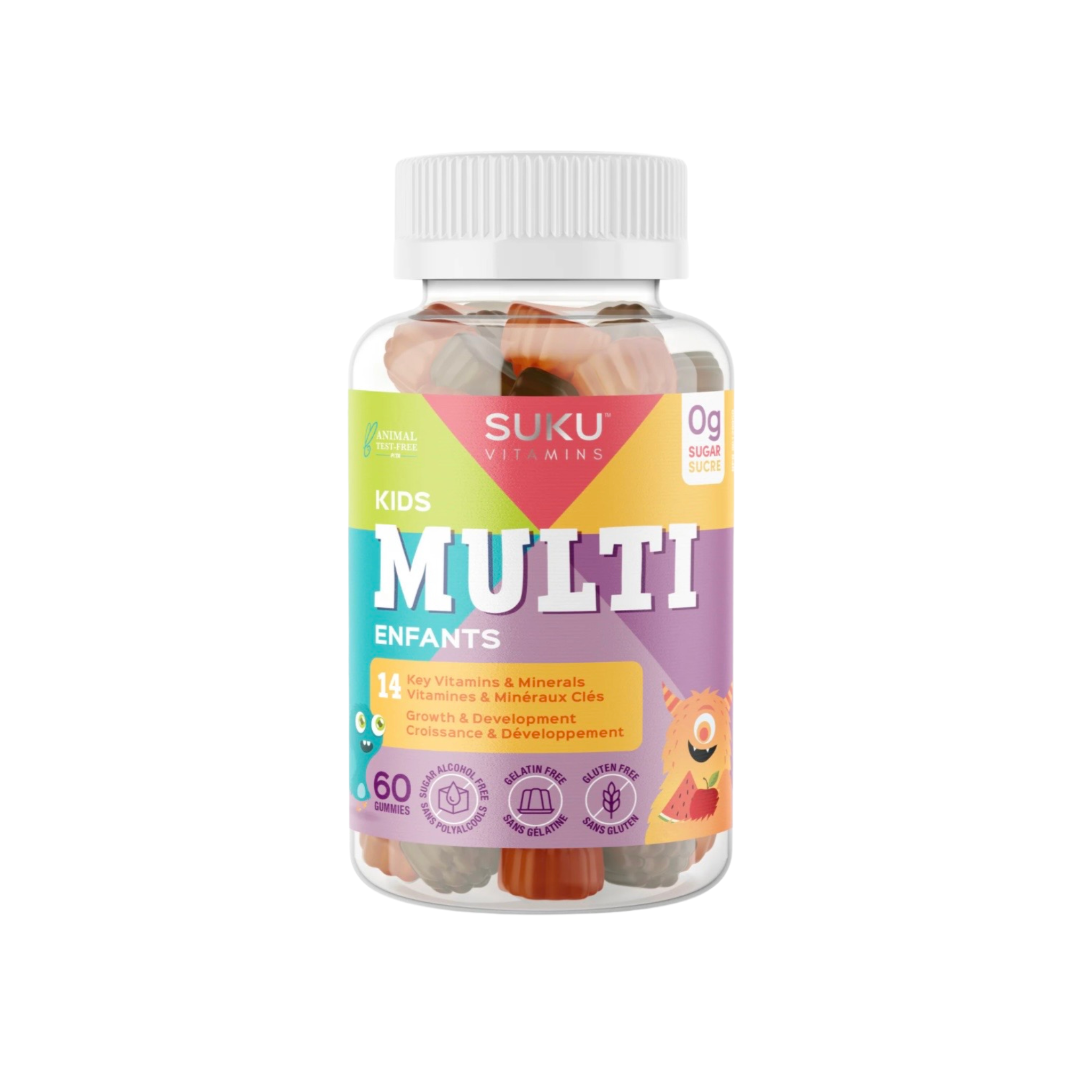 SUKU The Complete Kids Multivitamin 60 Gummies