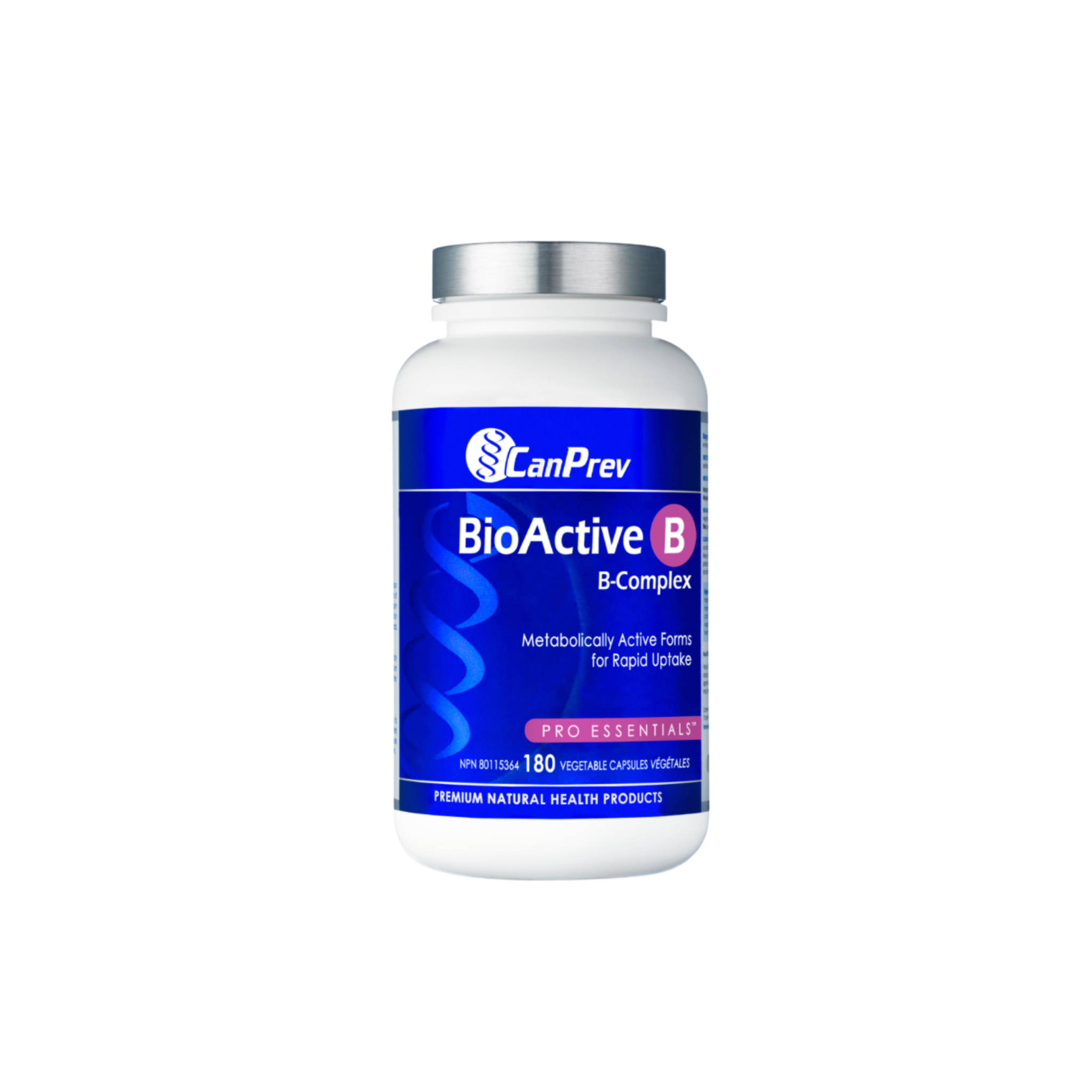 CanPrev BioActive B Capsules – Methylated B Complex for Energy & Stress Support