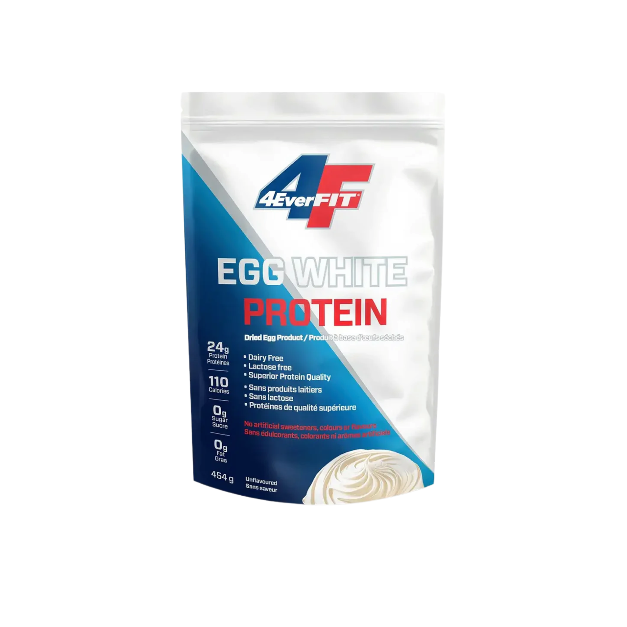 4EVER FIT, Egg White Protein Powder Unflavoured