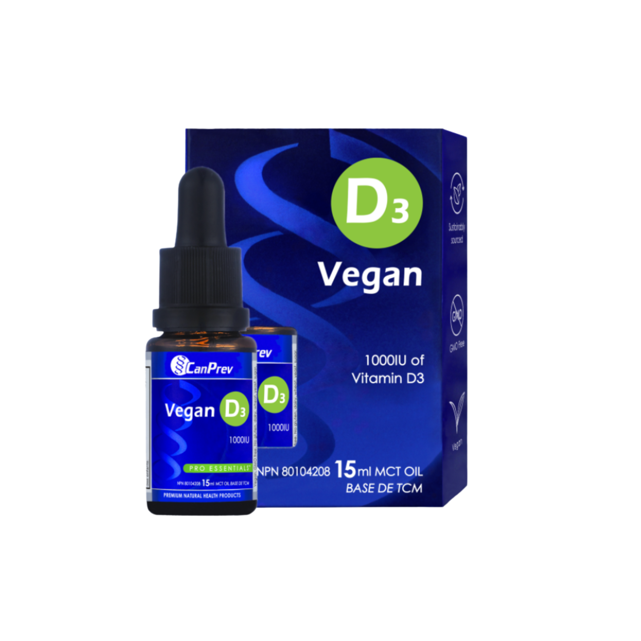 CanPrev Vegan Vitamin D3 1000 IU