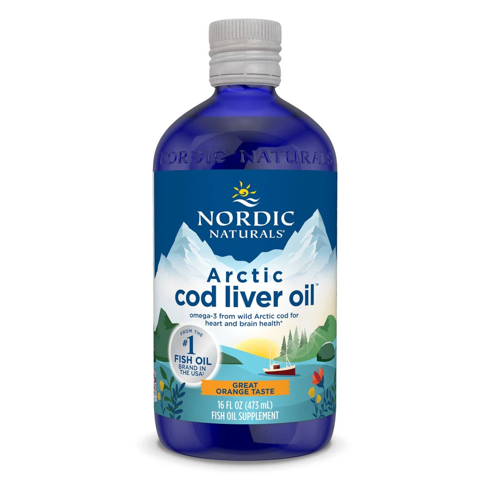 Nordic Naturals Arctic Cod Liver Oil 1060mg Orange - 473 ml (16oz)
