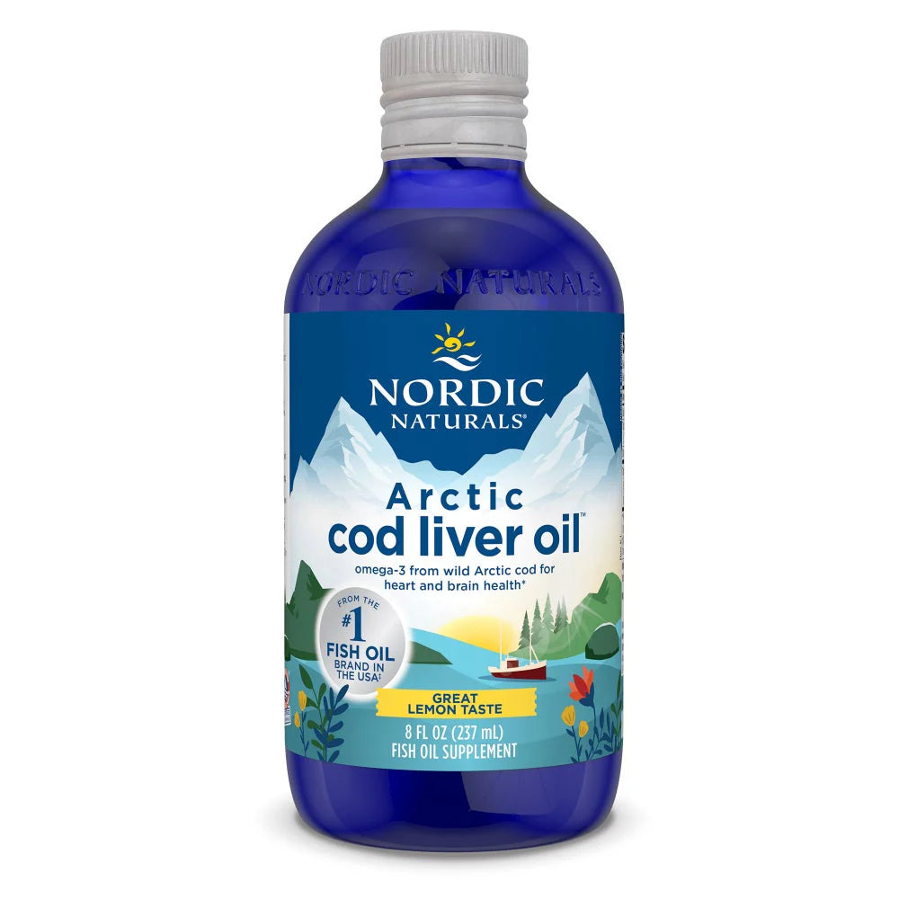 Nordic Naturals Arctic Cod Liver Oil 1060mg Lemon - 237 ml (8oz)