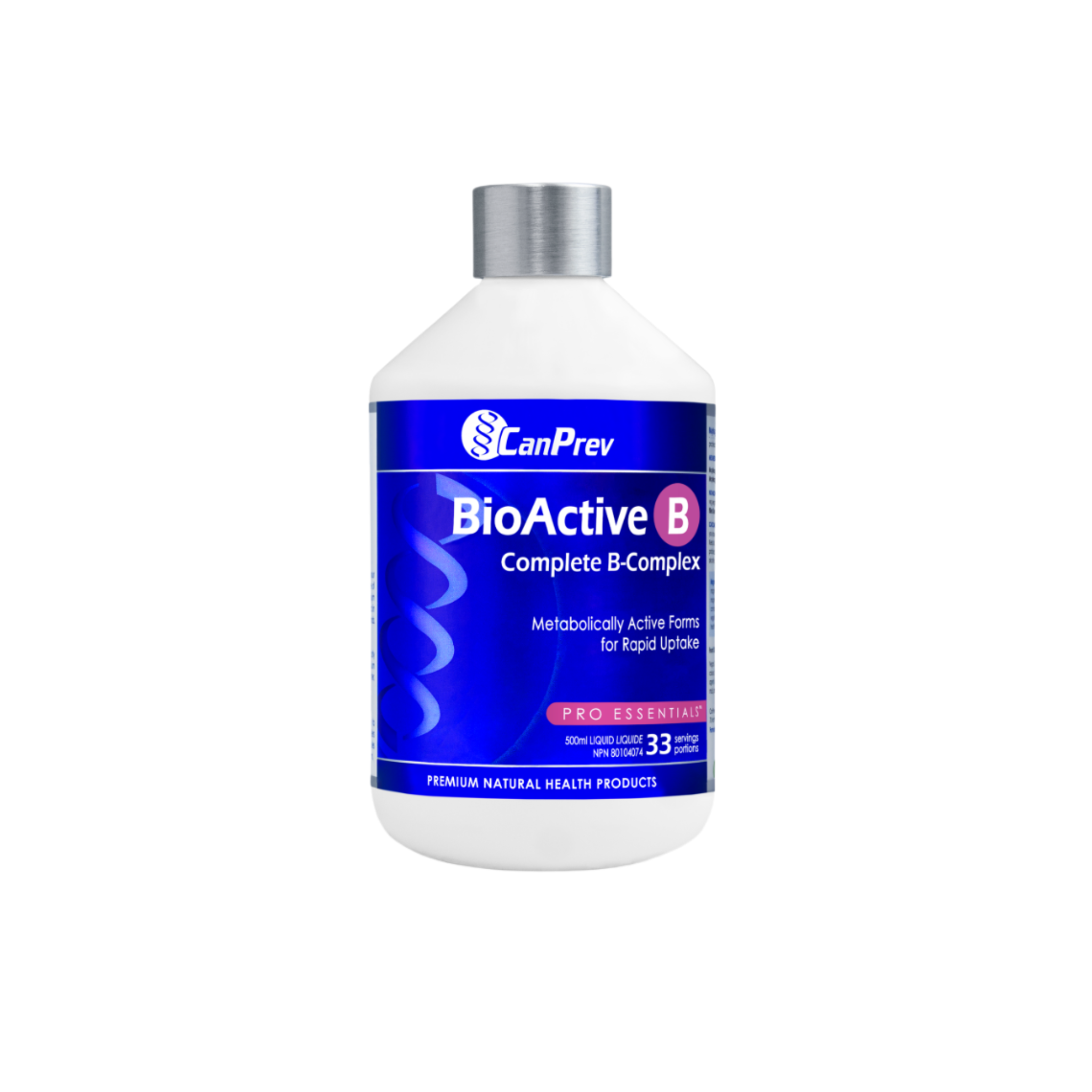 CanPrev BioActive B Liquid – Juicy Blueberry – Advanced Methylated B-Complex