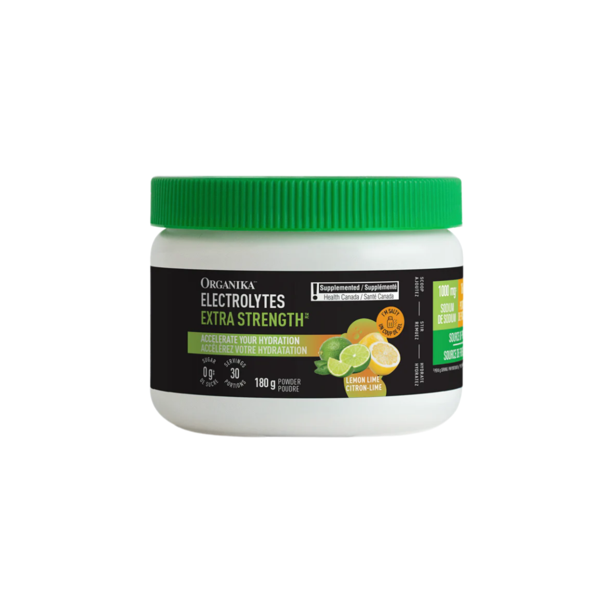 Organika Electrolytes Extra Strength Powder - Advanced Hydration Formula