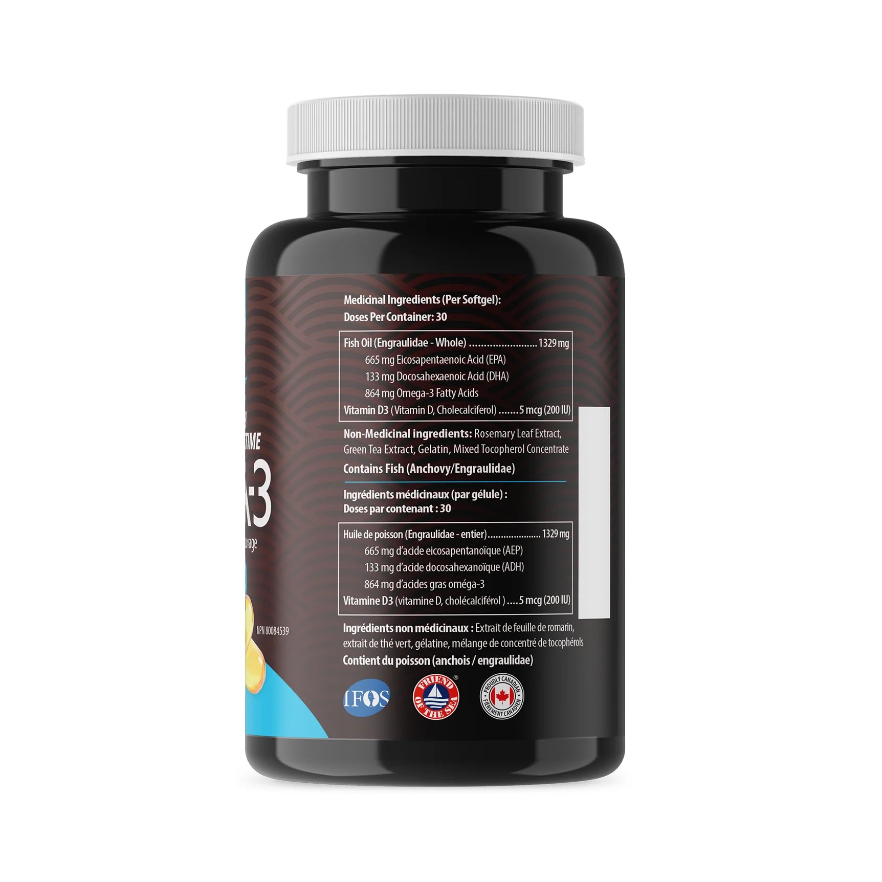 AquaOmega 5X Ultimate Strength EPA 665mg - 240 Softgels