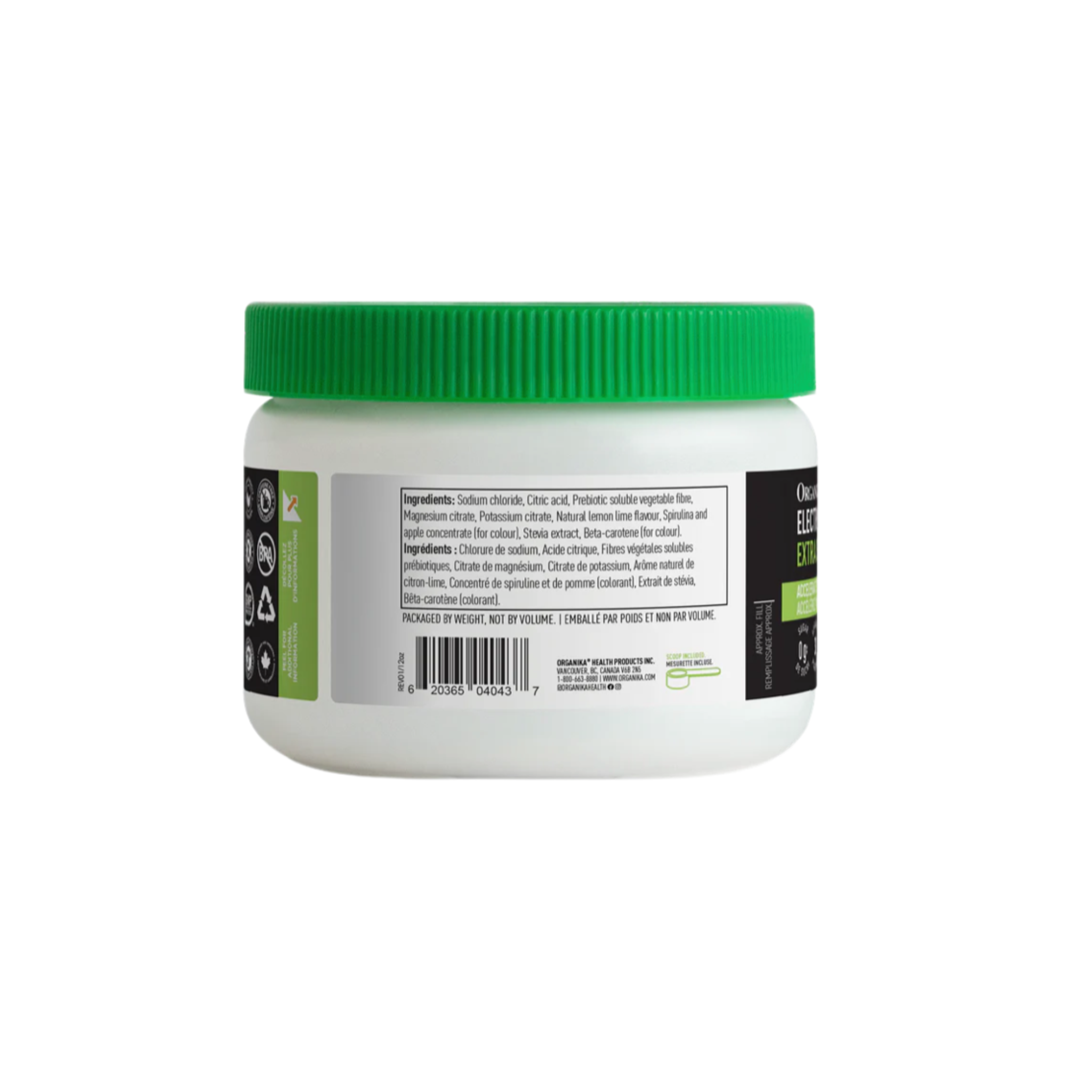 Organika Electrolytes Extra Strength Powder - Advanced Hydration Formula