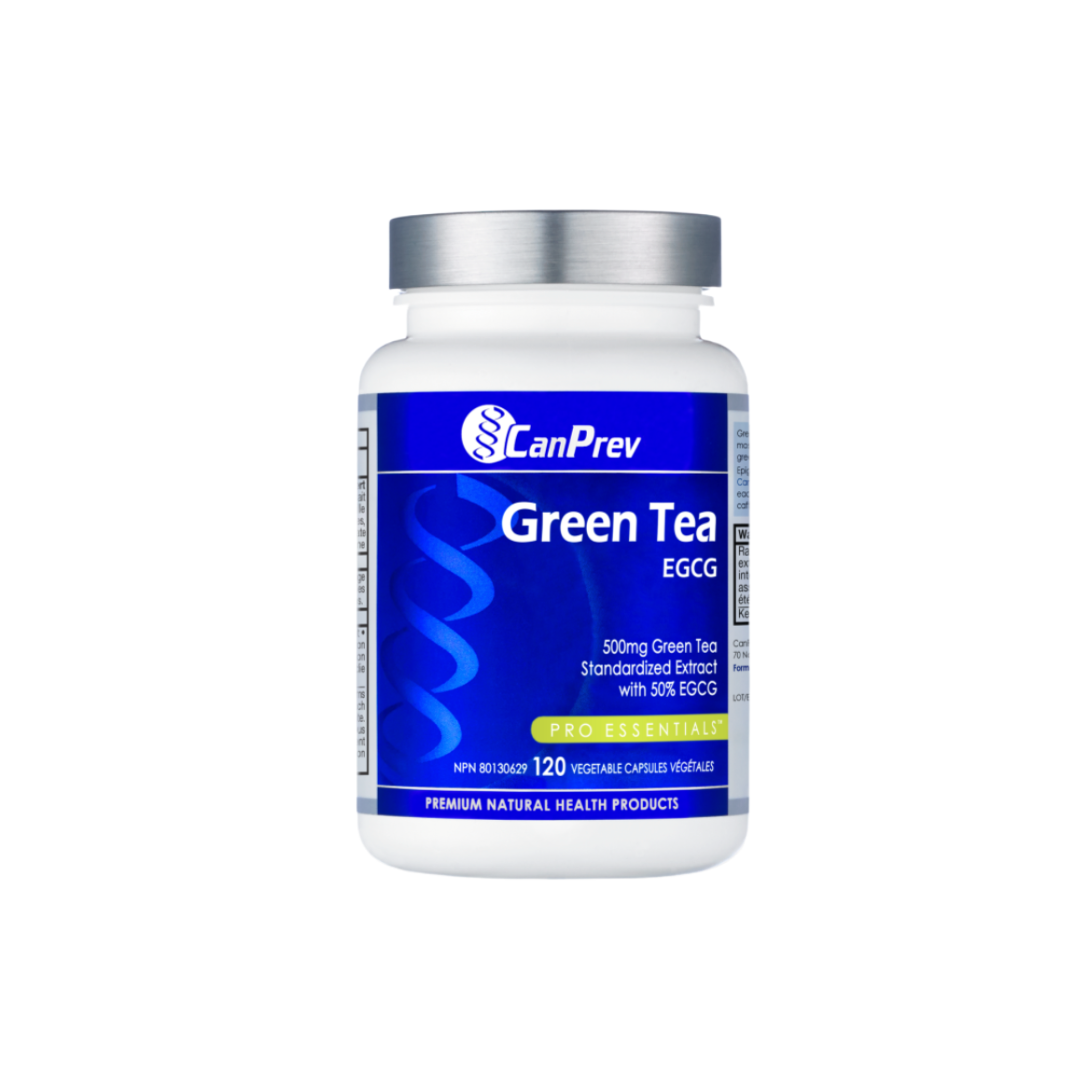 CanPrev Green Tea 500mg EGCG Capsules - High-Potency Antioxidant Support