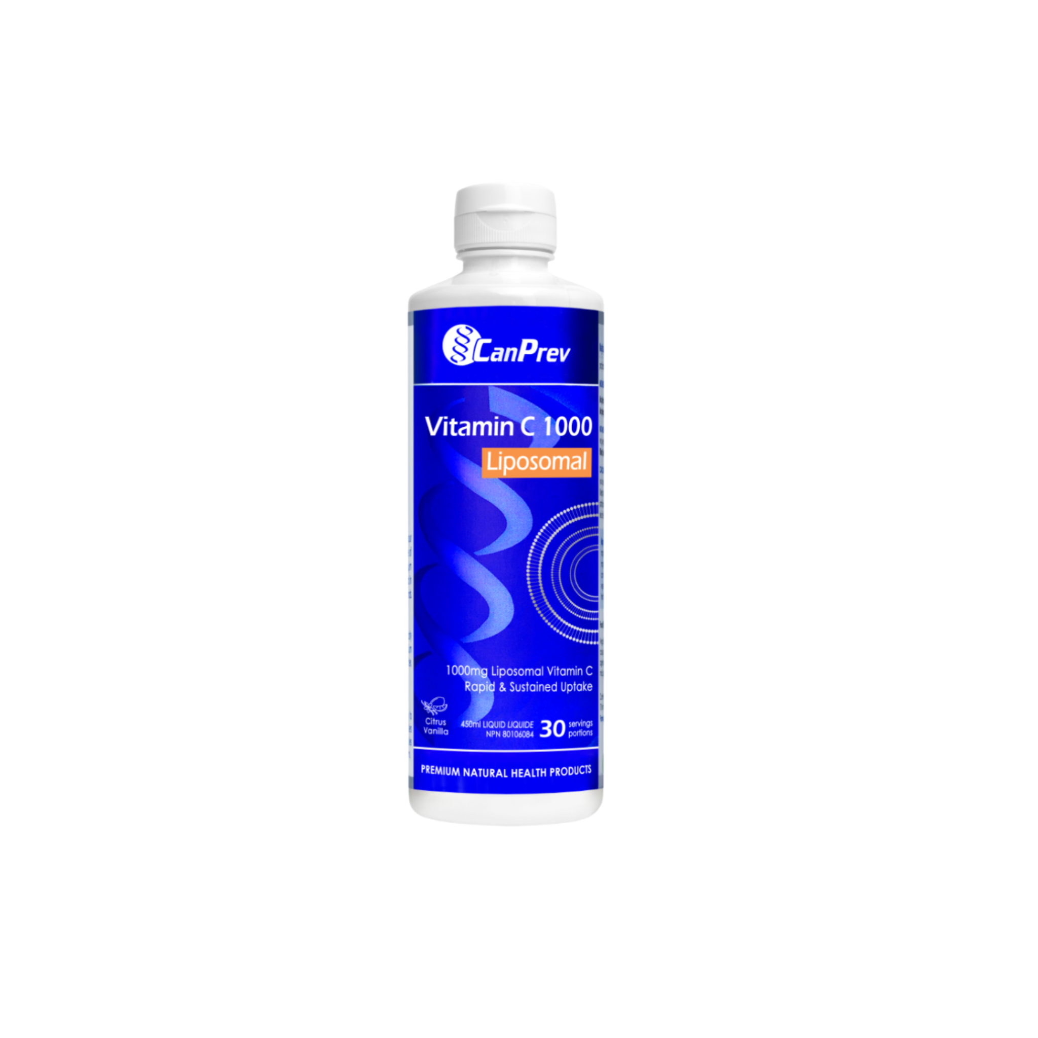 CanPrev Liposomal Vitamin C 500mg Liquid - Citrus Vanilla
