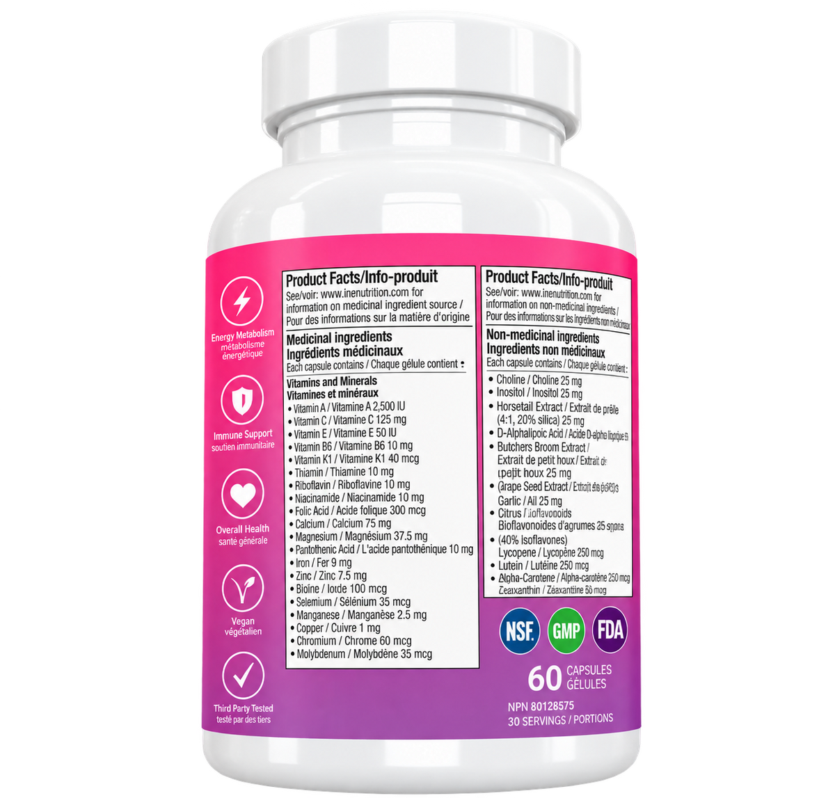 Ine+ Nutrition Complete Women’s Multi-Vitamin 60 Caps