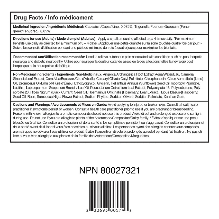 LivRelief Extra Strength Nerve Pain Relief Cream - Fast-Acting Topical Formula