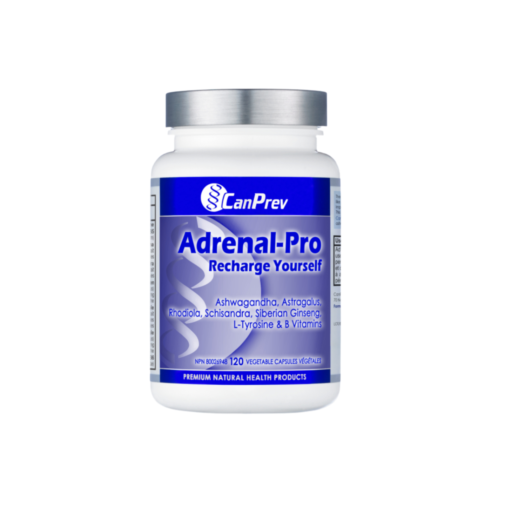CanPrev Adrenal Pro Recharge Yourself 120 v-caps