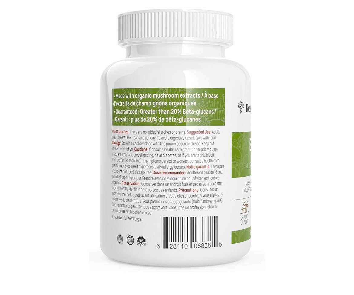 Real Mushrooms L-Ergothioneine 120 capsules