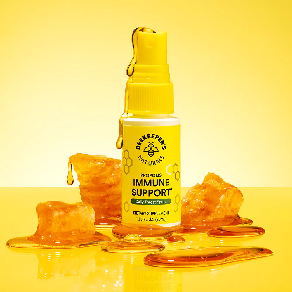 Beekeepers Naturals Propolis Immune Support Throat Spray