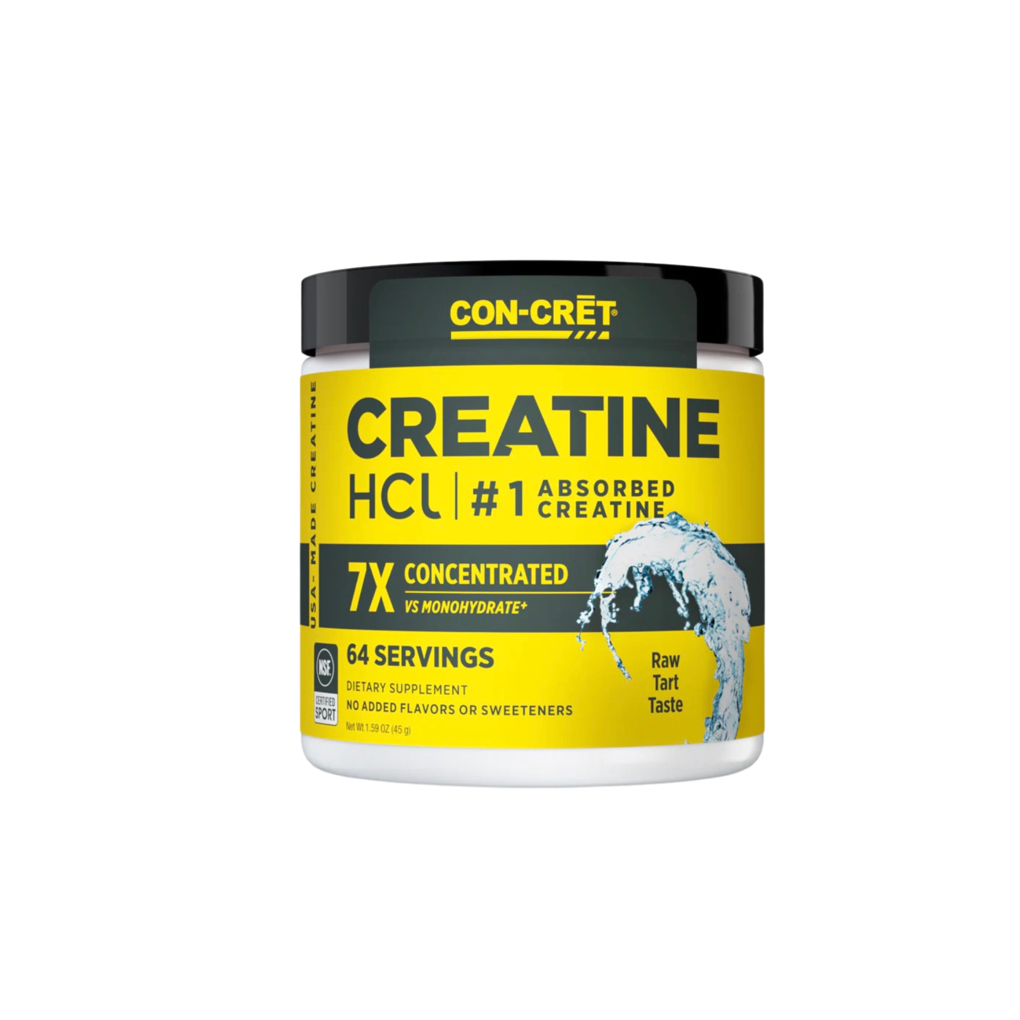 CON-CRĒT® Creatine HCl Powder - Unflavored