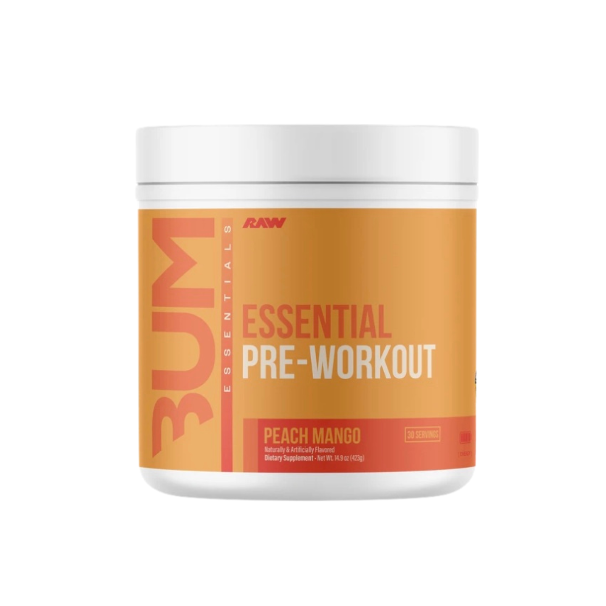 CBUM Essential Pre-Workout - Peach Mango 30 Servings