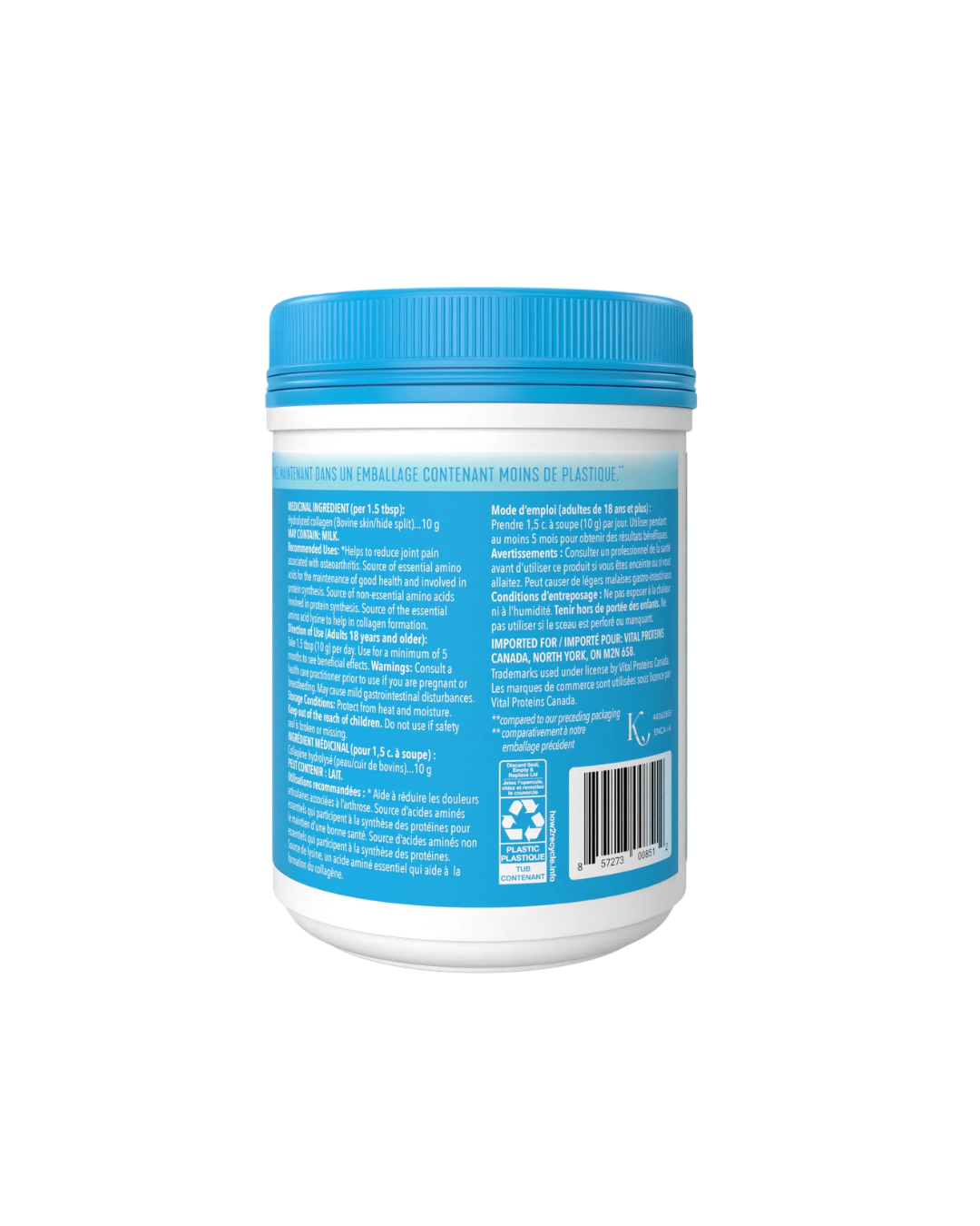 Vital Proteins Bovine Collagen Peptides Unflavoured 284g