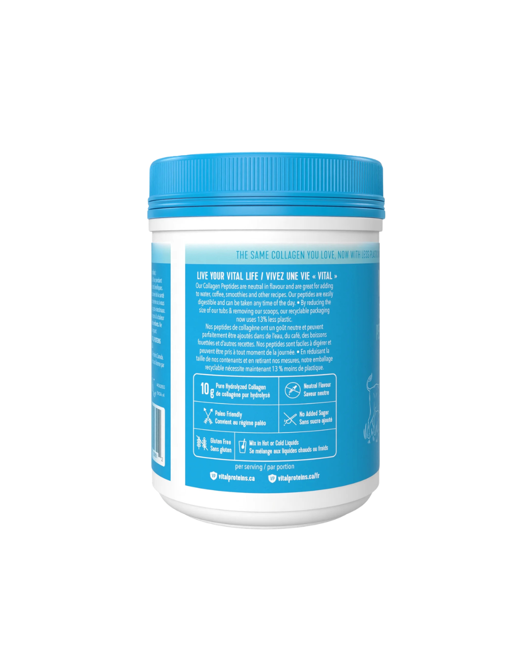 Vital Proteins Bovine Collagen Peptides Unflavoured 284g