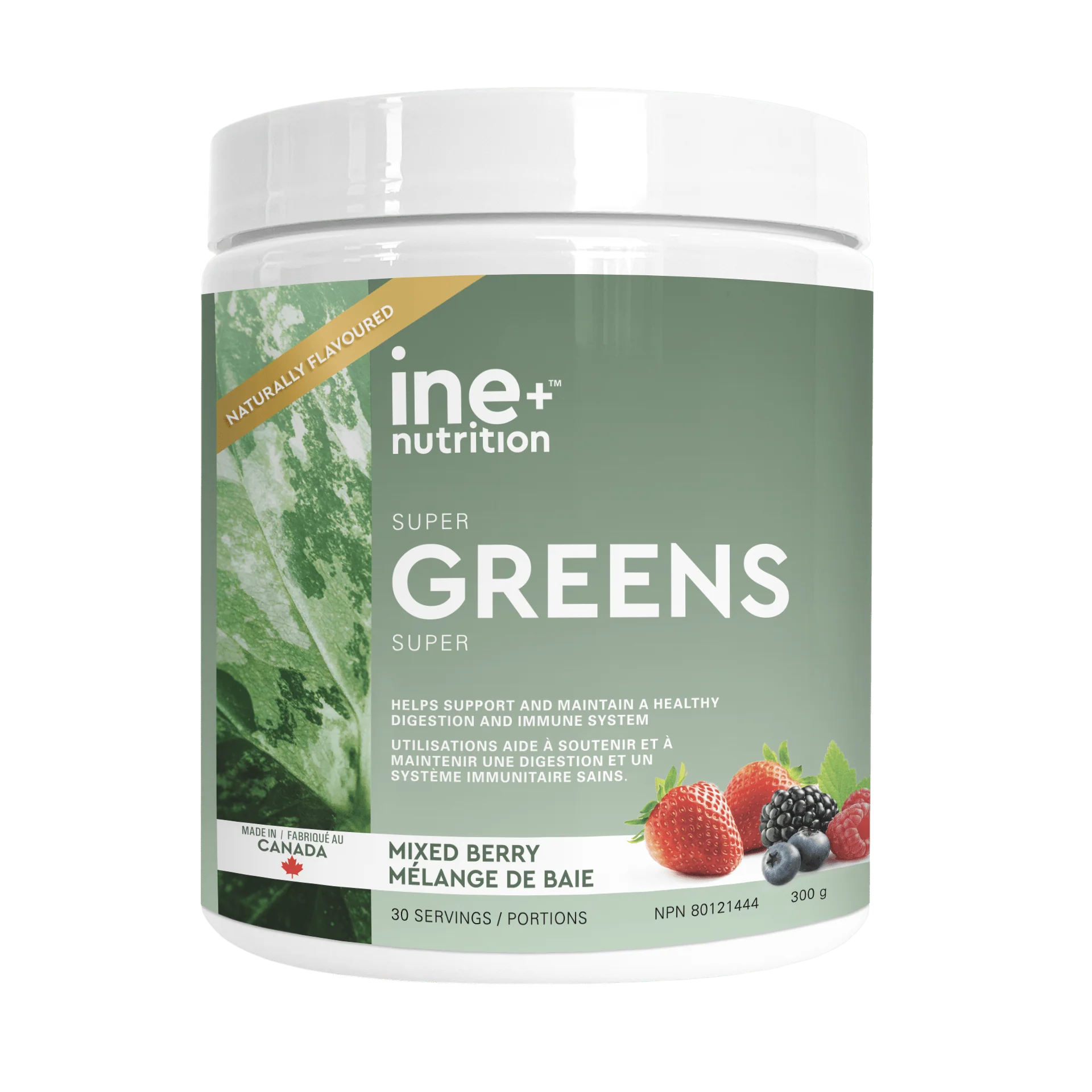 Ine+ Nutrition Super Greens Mixed Berry Powder