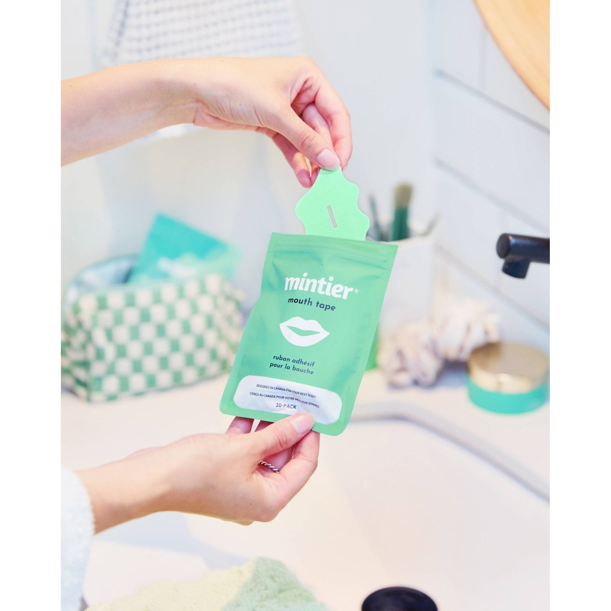 Mintier Restore & Refresh Mouth Tape - Nasal Breathing Sleep Support (30-Night Supply)