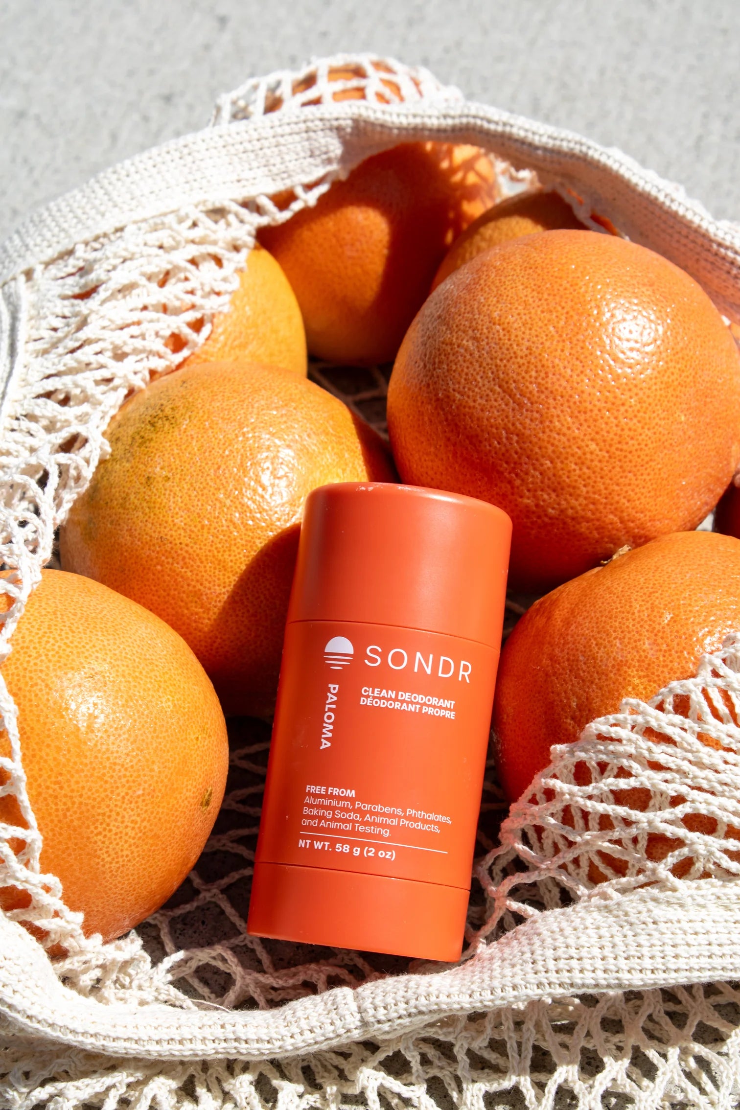 Full size Sondr deodorant with sleek packaging, showcasing the natural deodorant product by Sondr for everyday freshness.
