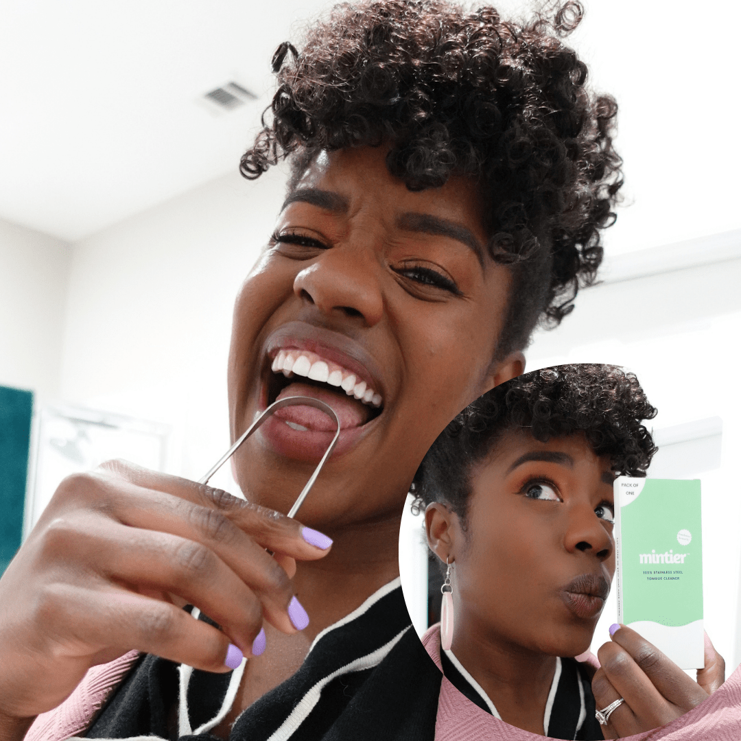 Mintier - Stainless Steel Tongue Cleaner - Medical-Grade Oral Care Tool