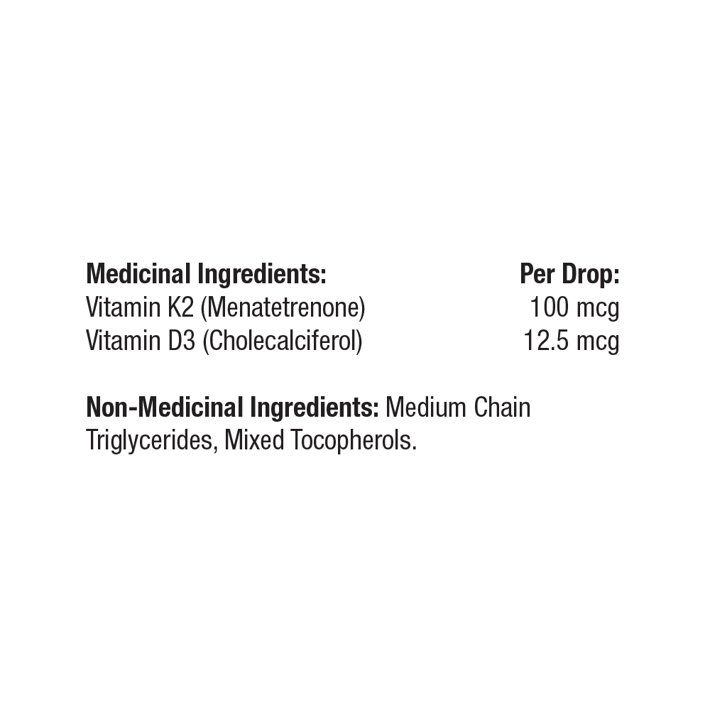 Thorne Vitamin D + K2 Liquid - Bone & Immune Support in Convenient Drops