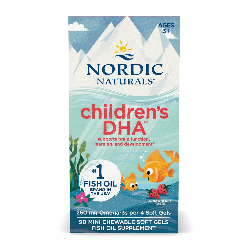 Nordic Naturals Children's DHA - 90 Chewable Softgels - Strawberry
