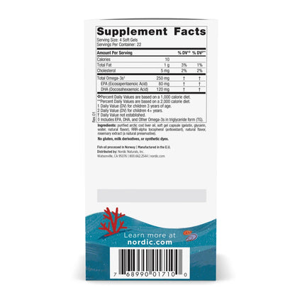 Nordic Naturals Children's DHA - 90 Chewable Softgels - Strawberry