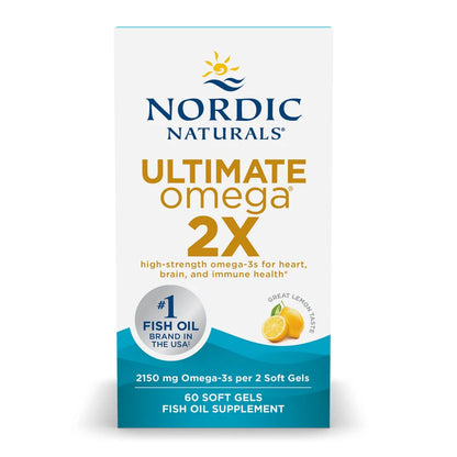 Nordic Naturals Ultimate Omega 2X 2150mg Soft Gels Lemon - 60 Capsules