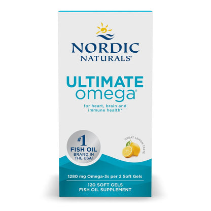 Nordic Naturals Ultimate Omega 1280mg Soft Gels Lemon - 120 Capsules