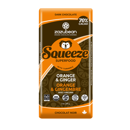 Horizon Wellness Zazubean Chocolate bar with rich cocoa and natural ingredients, displayed on a neutral background.