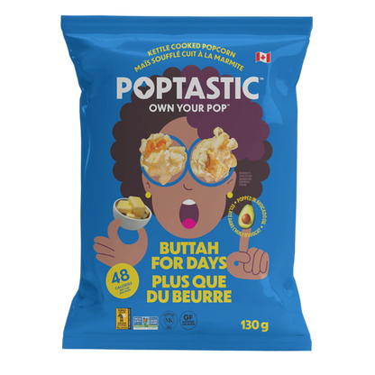 Poptastic Popcorn 130g