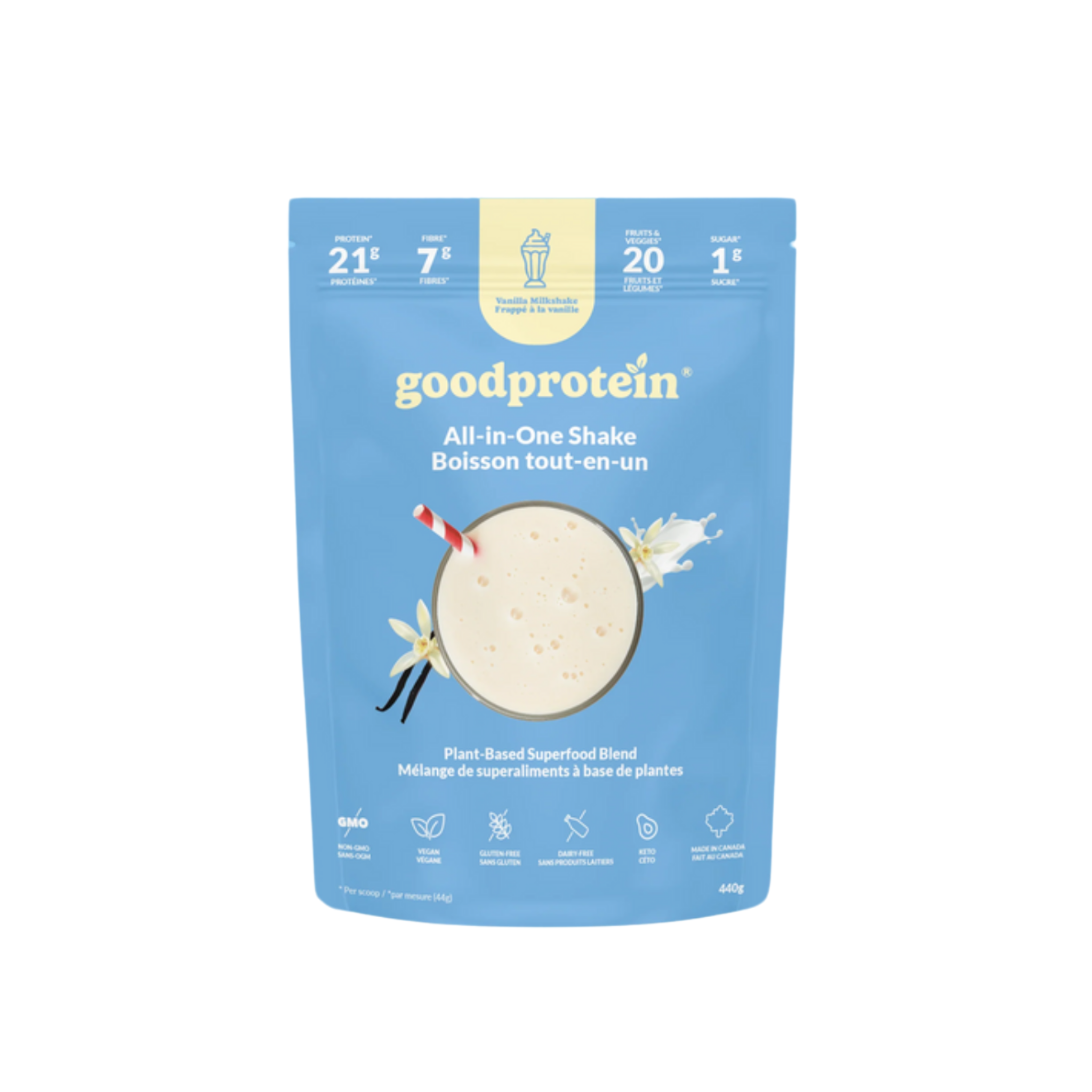 Good Protein, Vanilla Milkshake 440G
