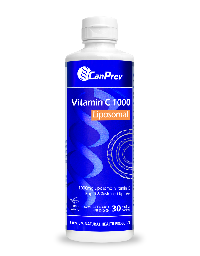 CanPrev Liposomal Vitamin C 1000mg Citrus Vanilla - Superior Absorption Formula
