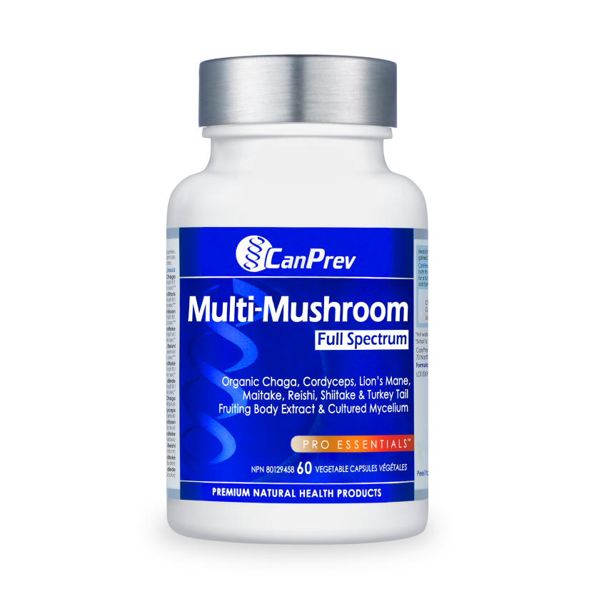 CanPrev Multi-Mushroom Full Spectrum - 7 Organic Medicinal Mushrooms
