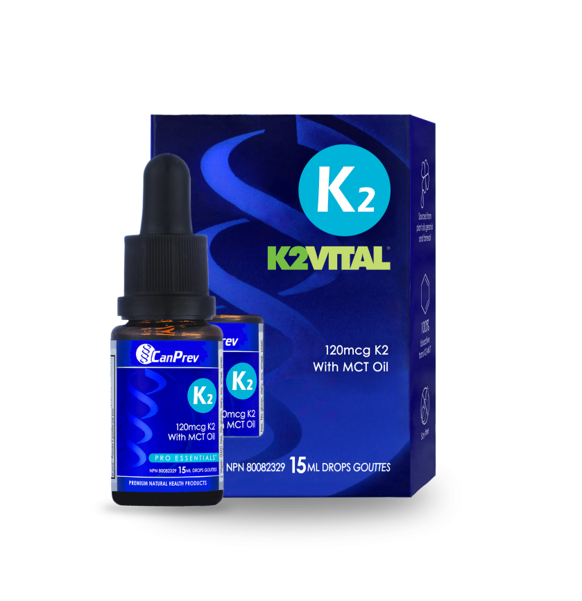 CanPrev K2 Drops 30mcg MK-7 Liquid - 100% All-Trans Bioactive Formula