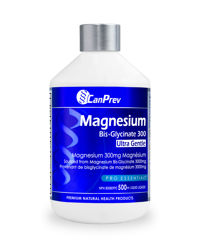 CanPrev Magnesium Bis-Glycinate 300 Ultra Gentle Liquid - Unflavoured