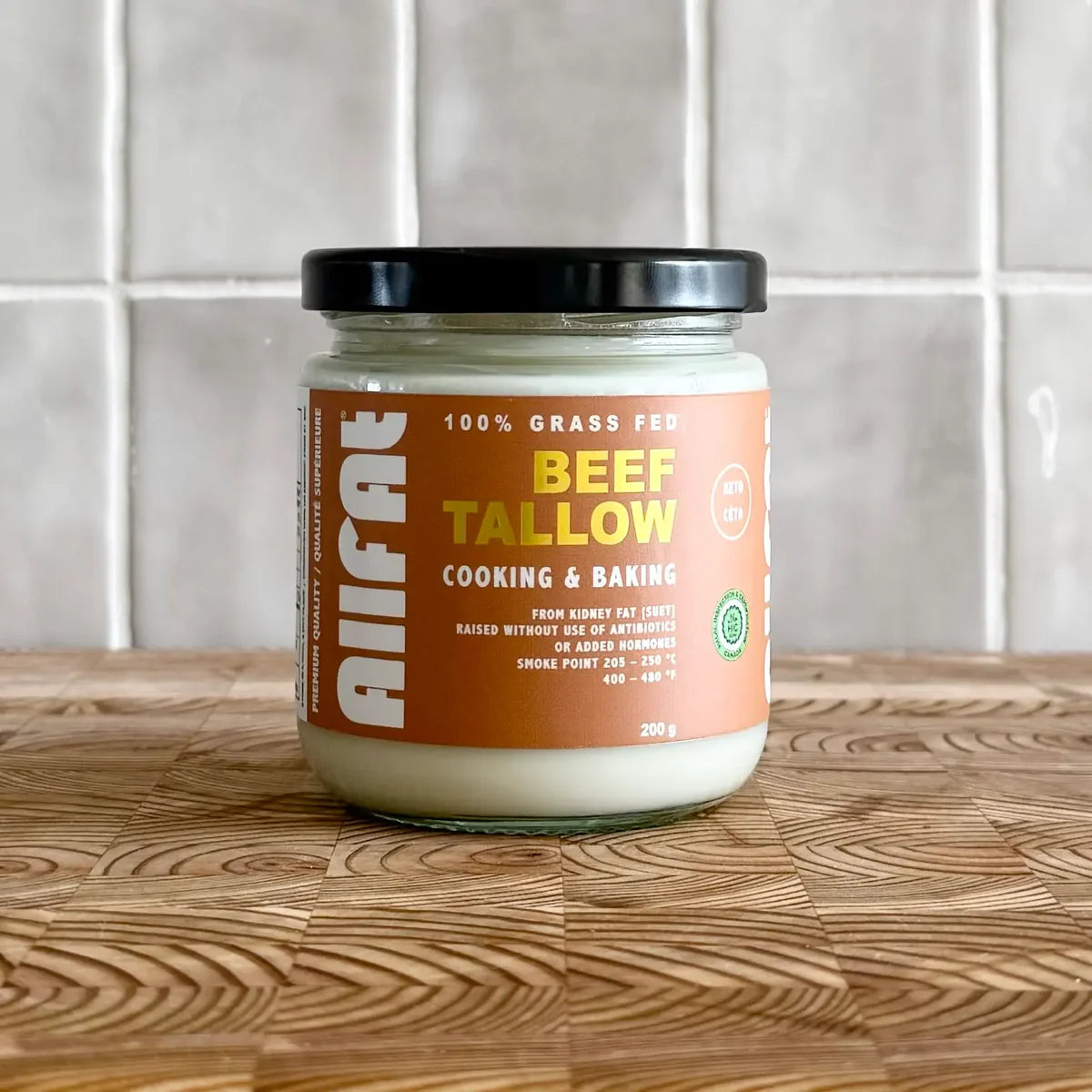 ALL FAT 100% Grass-Fed Beef Tallow 200g