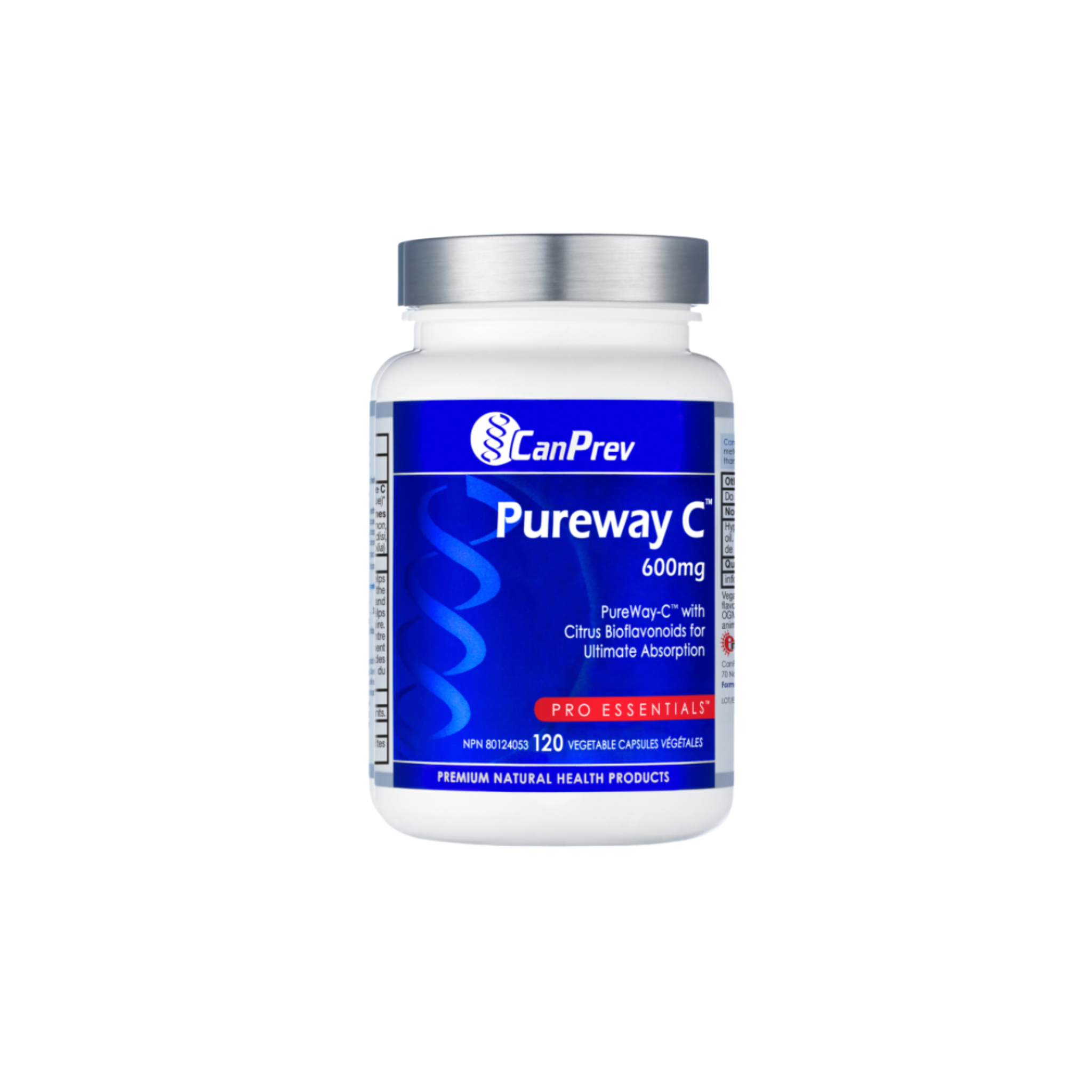 CanPrev Pureway C 600mg - 120 Capsules – Vitamin C