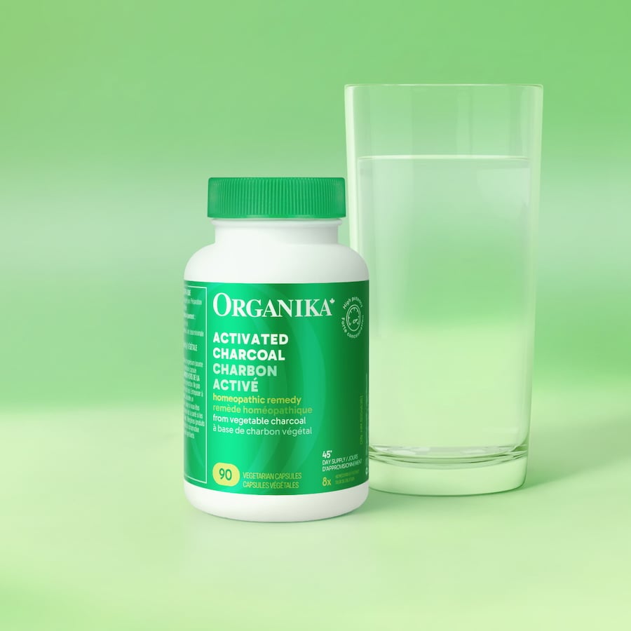 Organika Activated Charcoal 250mg Capsules - Natural Digestive Support