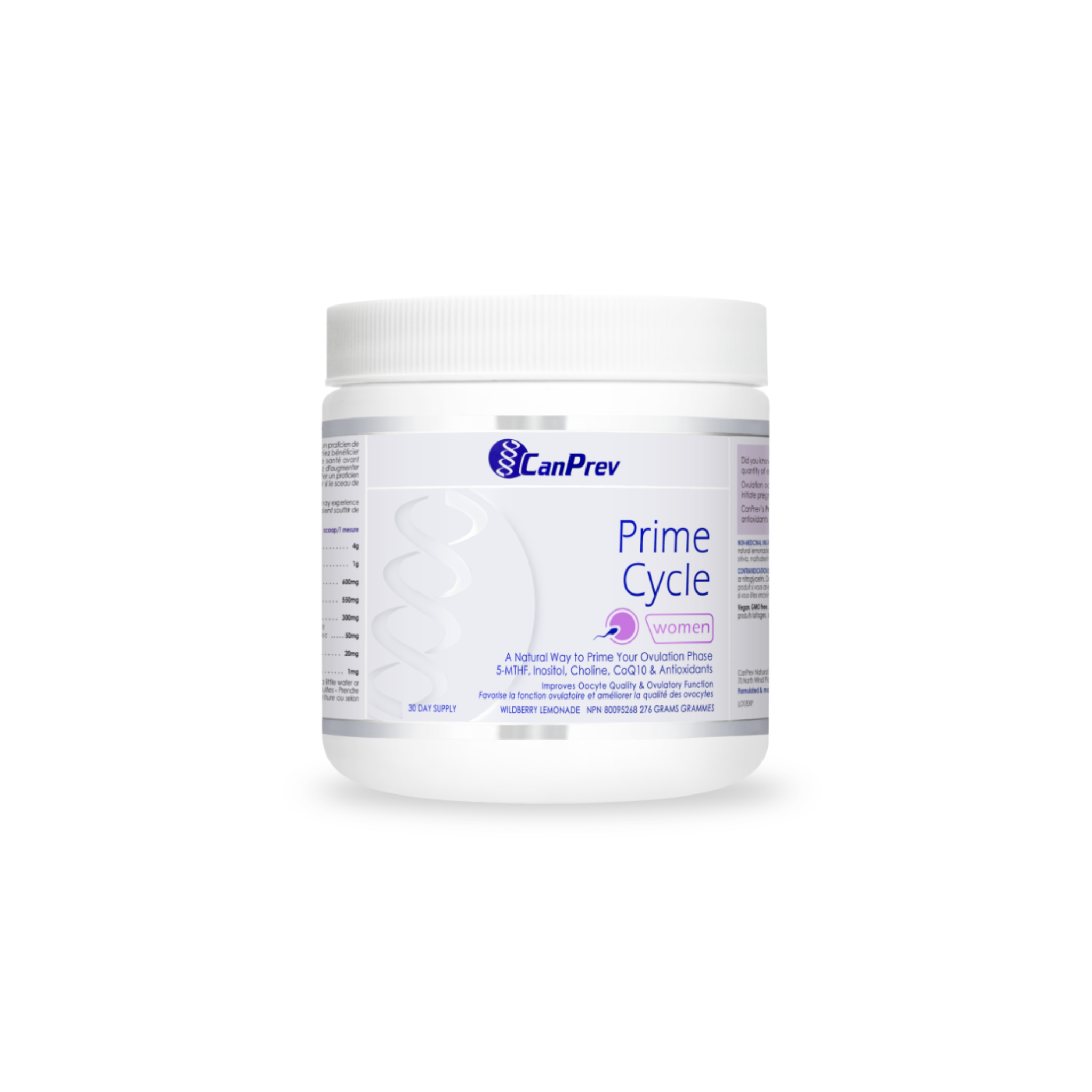CanPrev Prime Cycle – Wild Berry Lemonade Powder – Hormonal & Fertility Support