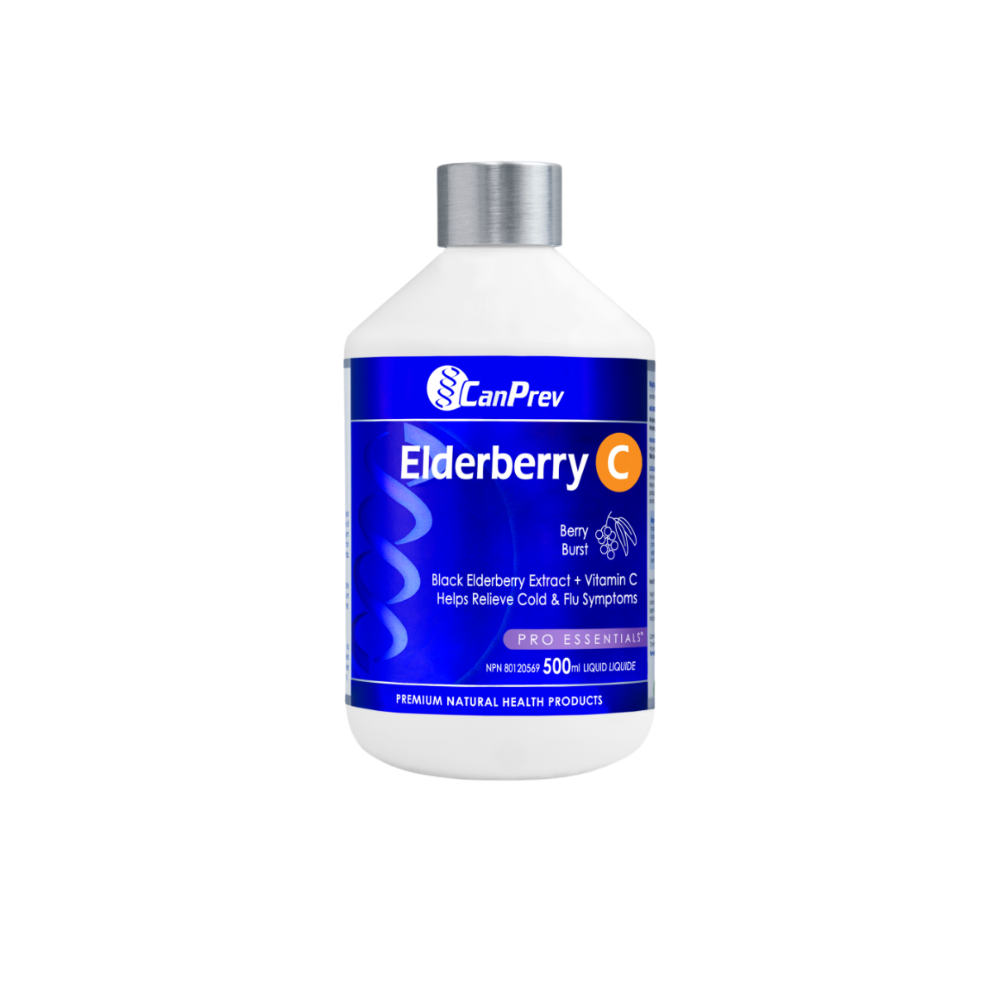 CanPrev Elderberry C Liquid 500 ml - Berry Burst