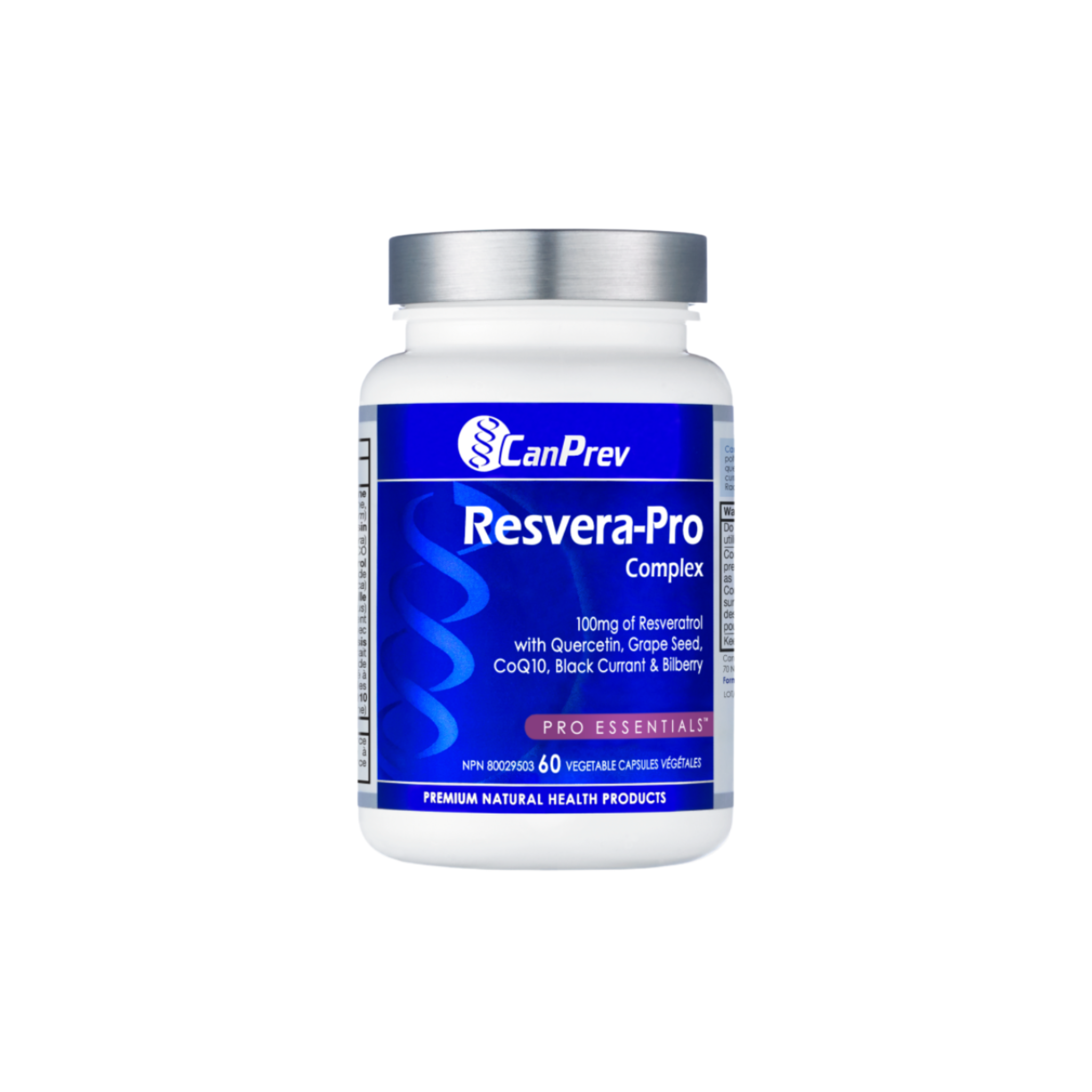 CanPrev Resvera-Pro 100mg - Multi-Antioxidant Cardiovascular Support