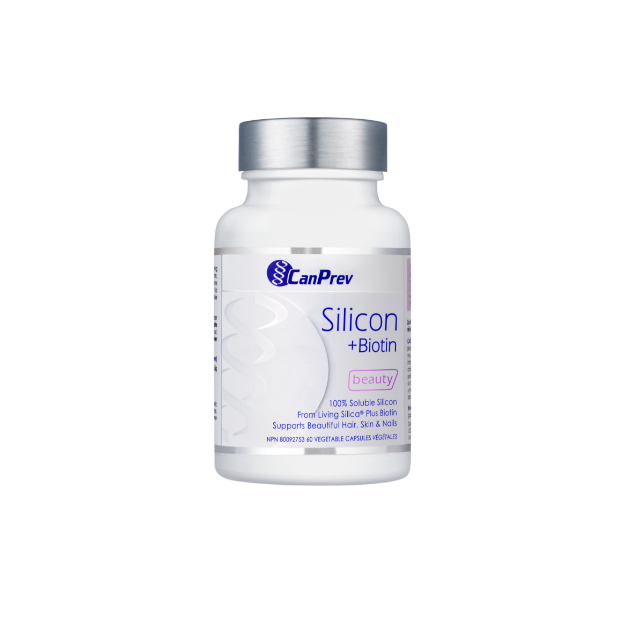 CanPrev Silicon + Biotin 10mg Capsules - LIVING SILICA® Beauty Formula