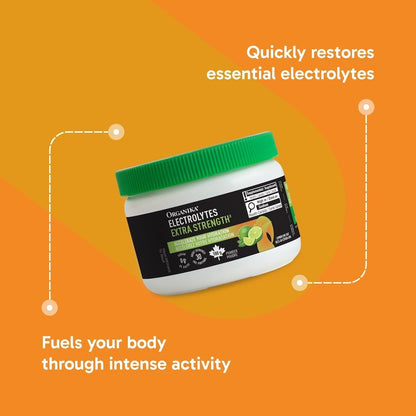 Organika Electrolytes Extra Strength Powder - Advanced Hydration Formula