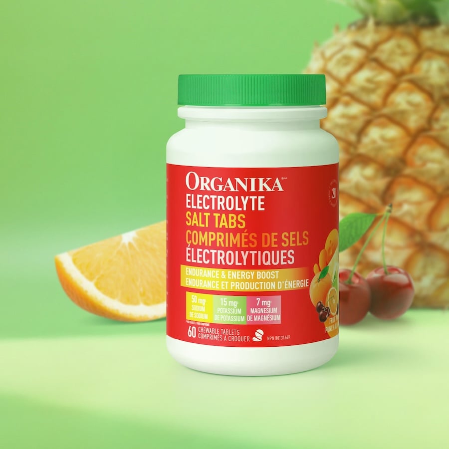 Organika Electrolyte Salt Tabs - Essential Mineral Replenishment for Active Lifestyles