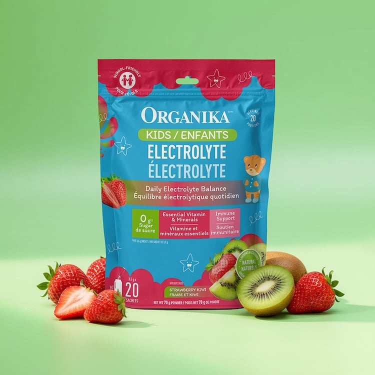 Organika Kids Electrolyte Powder Sachets - Sugar-Free Hydration Support