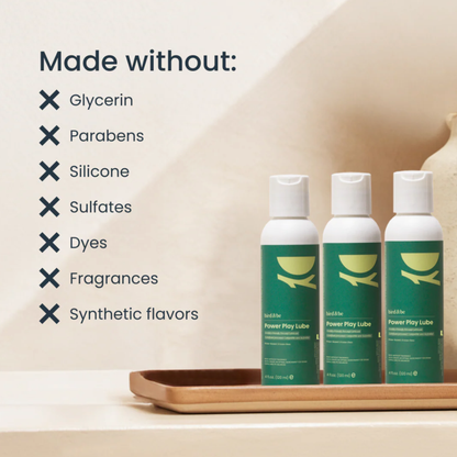 Bird&Be sperm-safe fertility lubricant bottle, designed for conception and comfort support, with clear labeling and white cap.